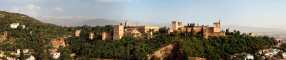 Panoramique de l'Alhambra de Grenade